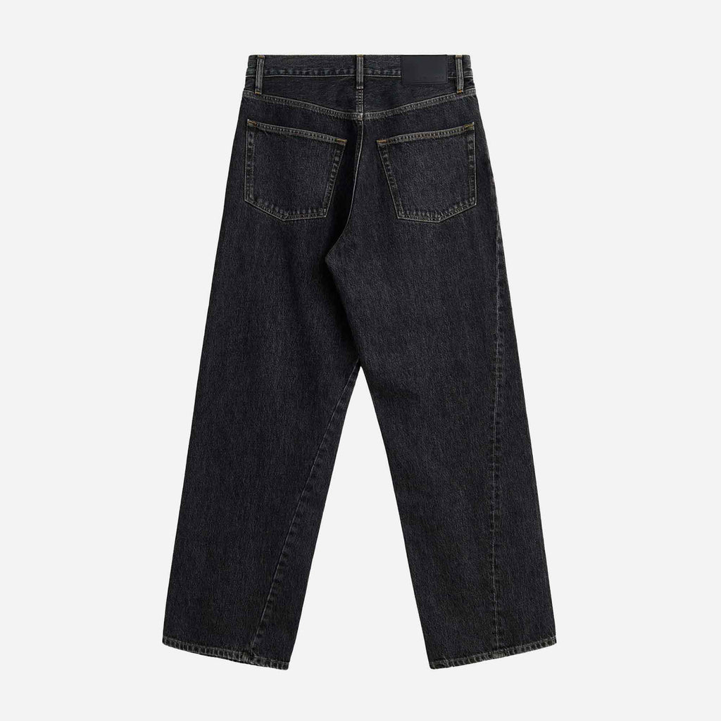 Wide Twist Jeans Black Stone