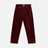 Wide Twist Jeans Dark Wine