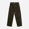 Wide Twist Jeans Overdyed Black Khaki