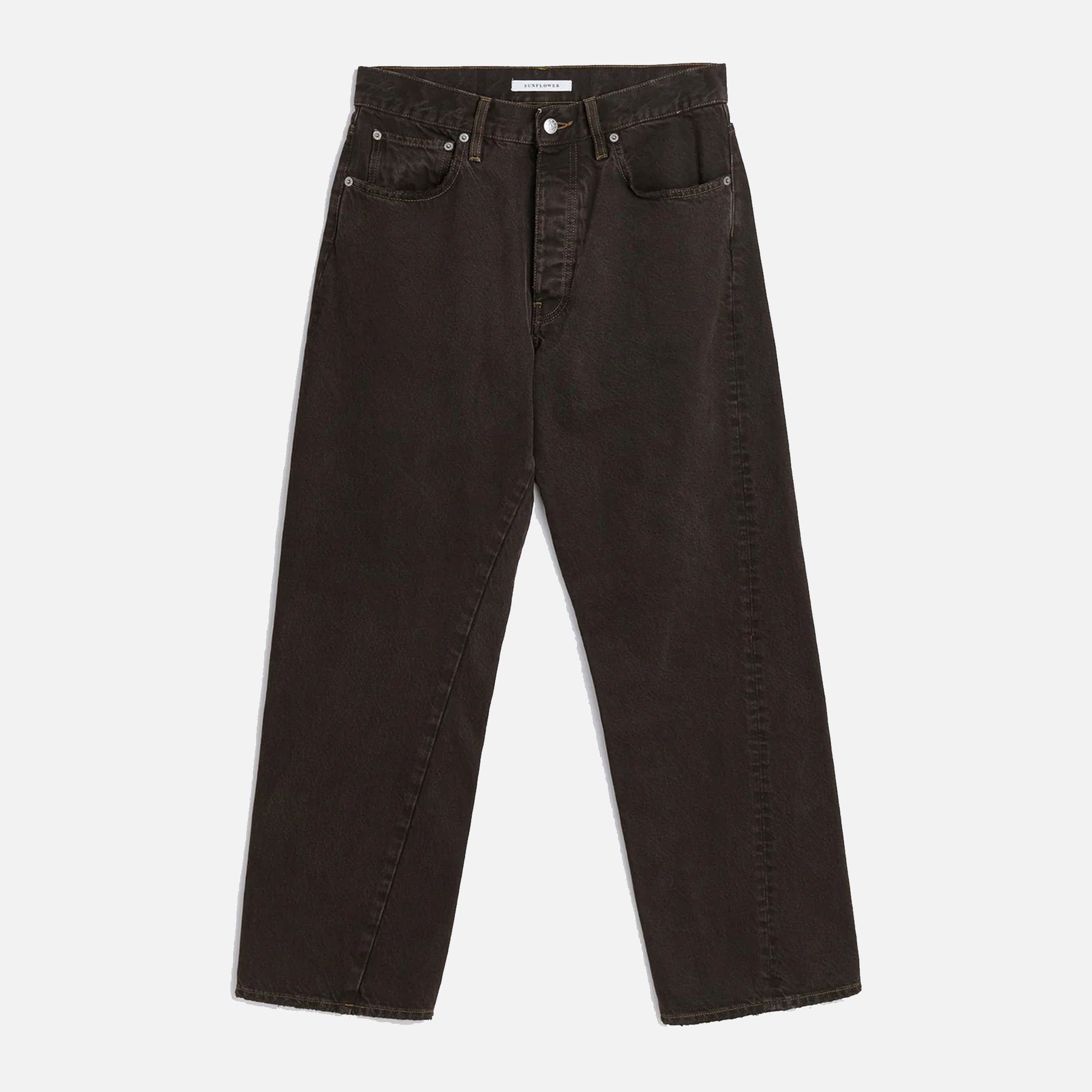 Wide Twist Jeans Vintage Brown