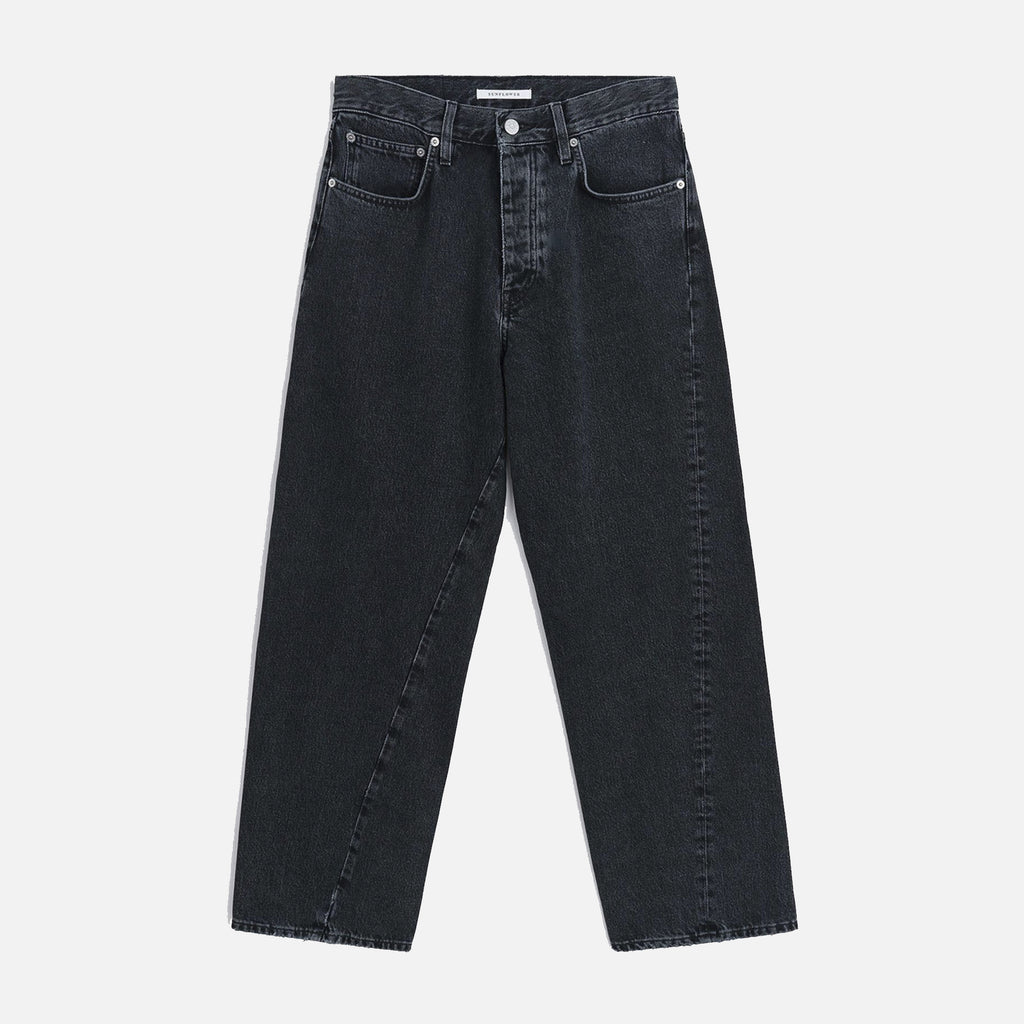 Wide Twist Washed Black
