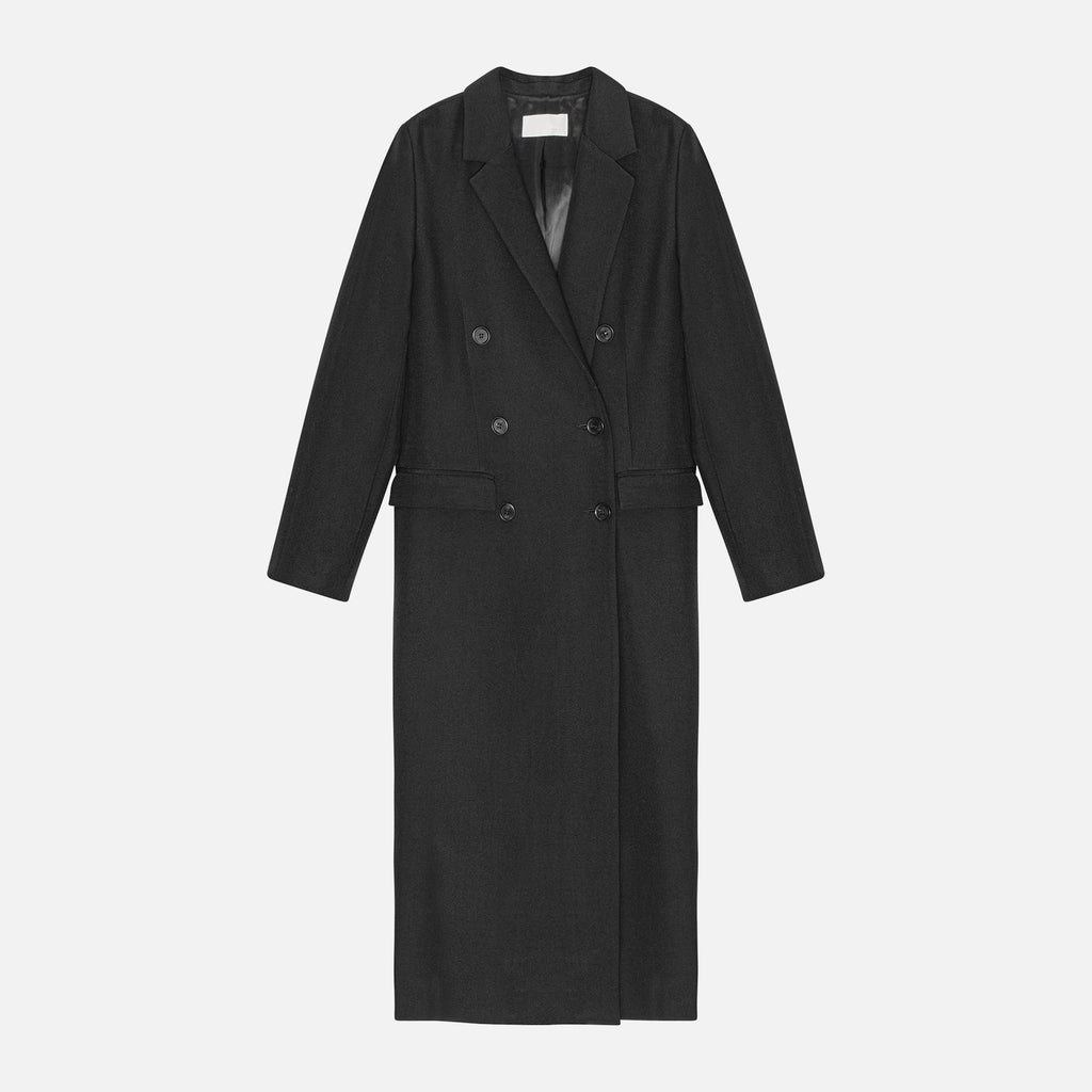 William Wool Coat Black