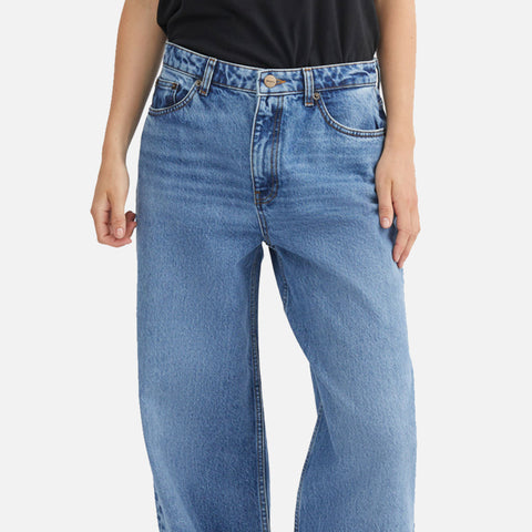 Willow Wide Jeans Worn Mid Blue