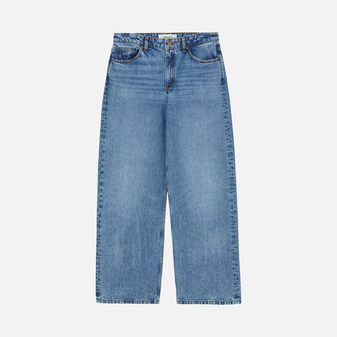 Willow Wide Jeans Worn Mid Blue