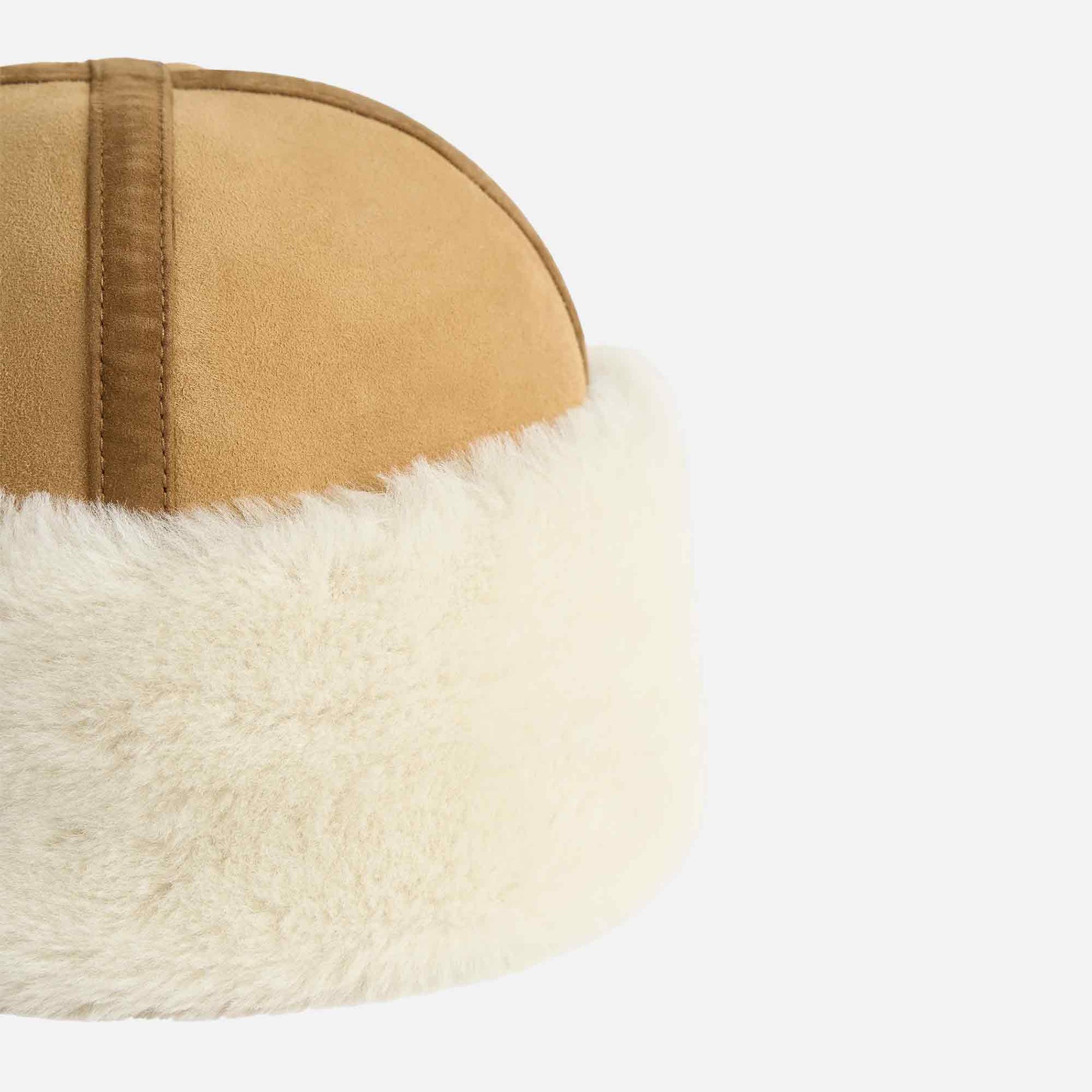 Shearling Winter Hat Tan