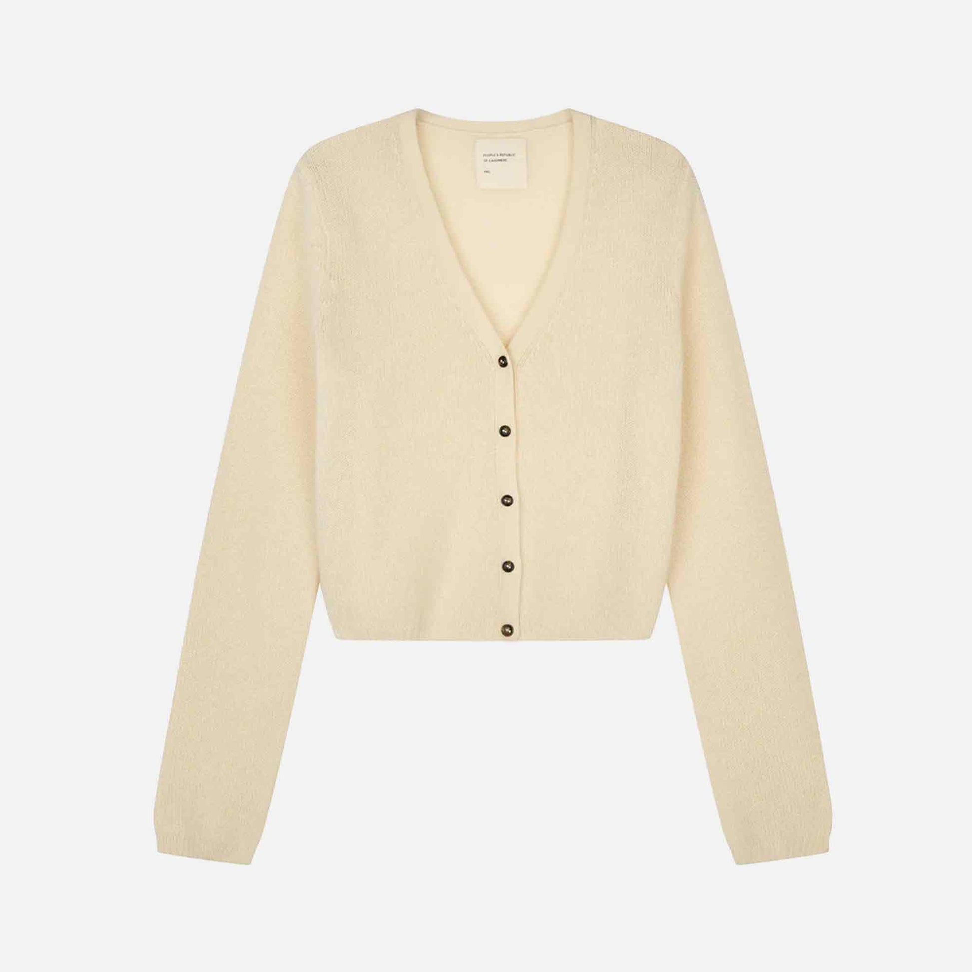 Women's 90's Cardigan Pale Yellow