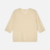 Women's 90's V Blouse Pale Yellow