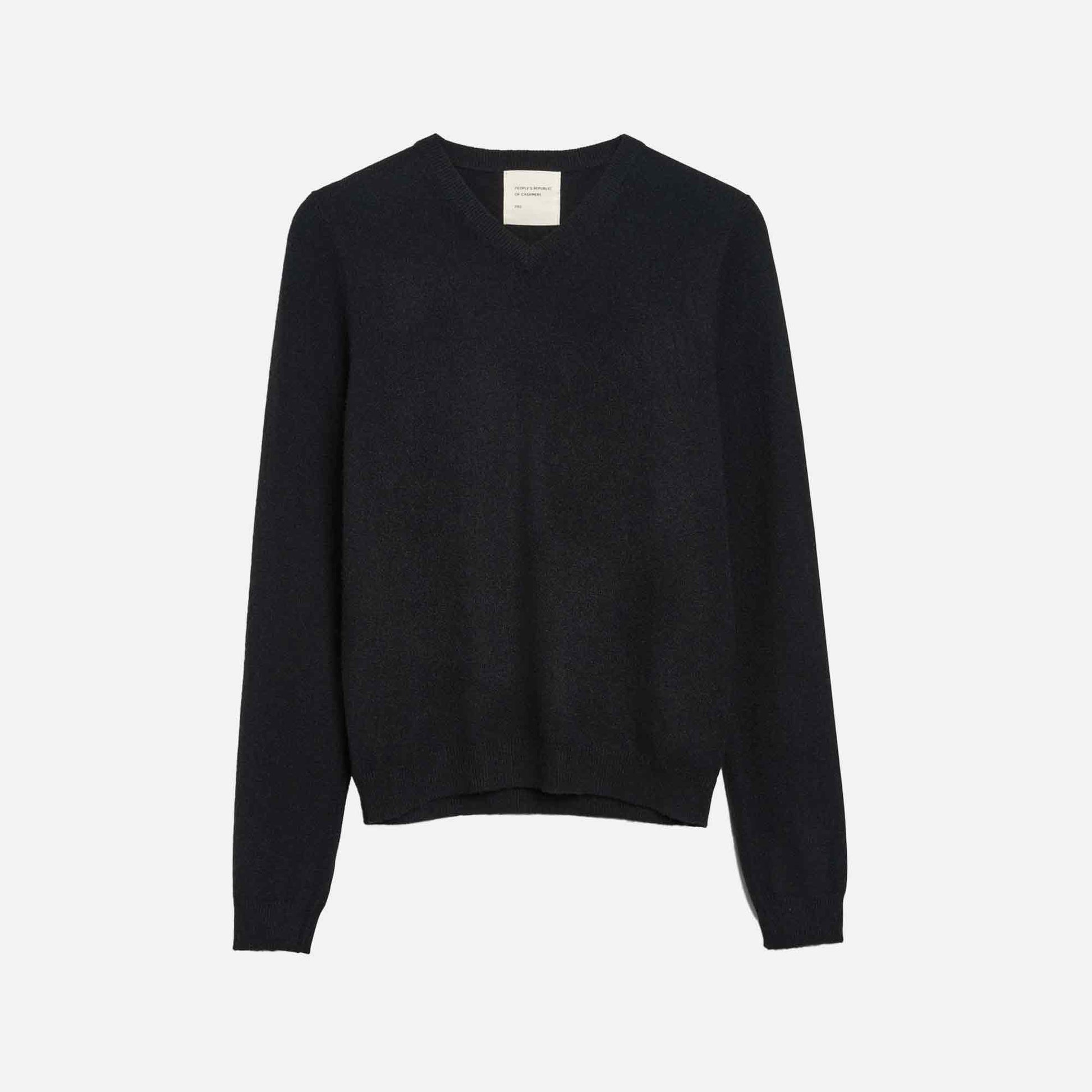 Women's Fitted 90's V-Neck Navy