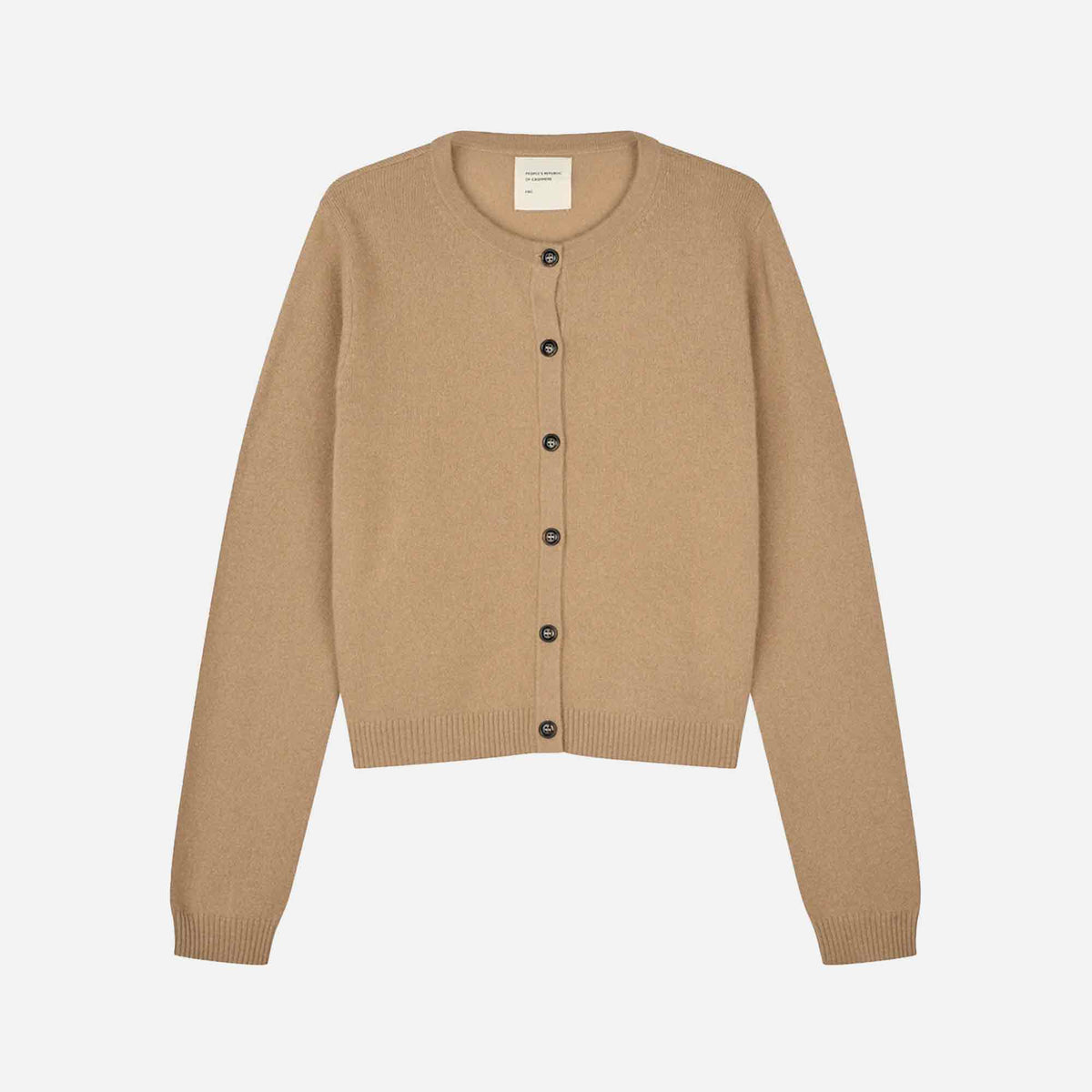 Women's O-Cardigan Dark Camel