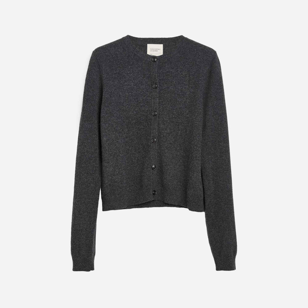 Women's O-Cardigan Dark Grey