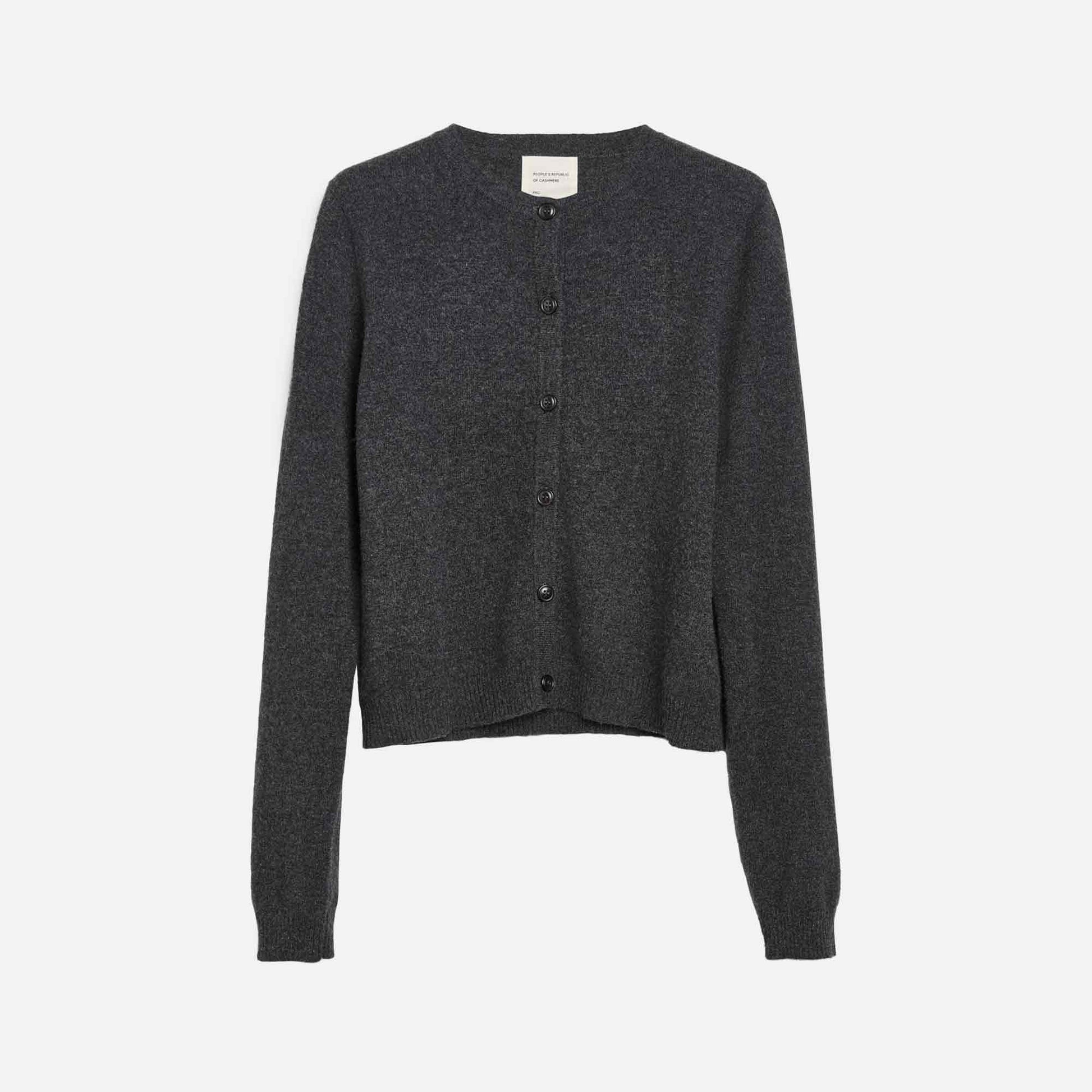 Women's O-Cardigan Dark Grey