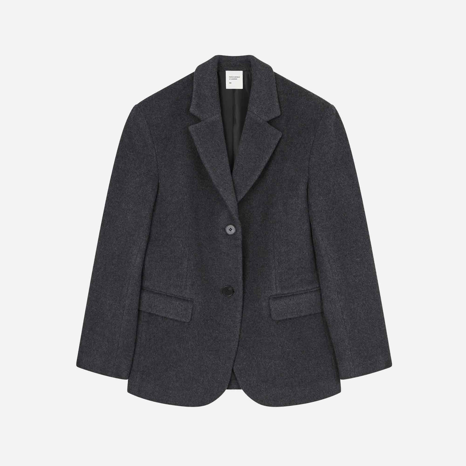 Women's Oversized Blazer Heather Grey