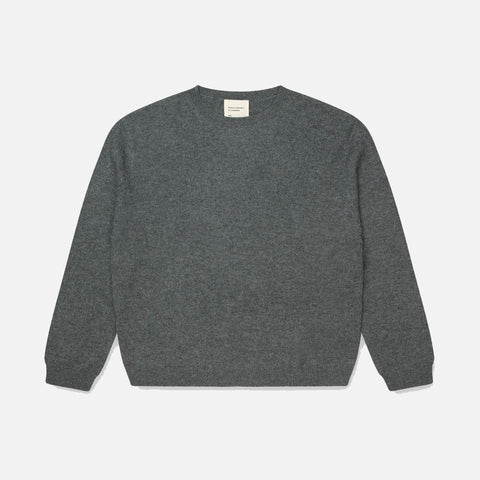 Women's Oversized Roundneck Heather Grey