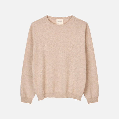 Women's Oversized Roundneck Sand