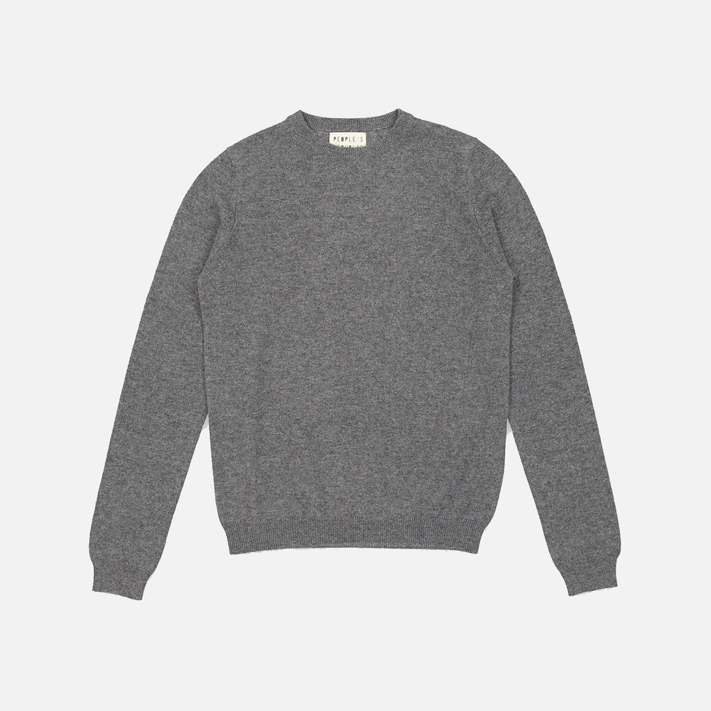 Women's Fitted Roundneck Heather Grey