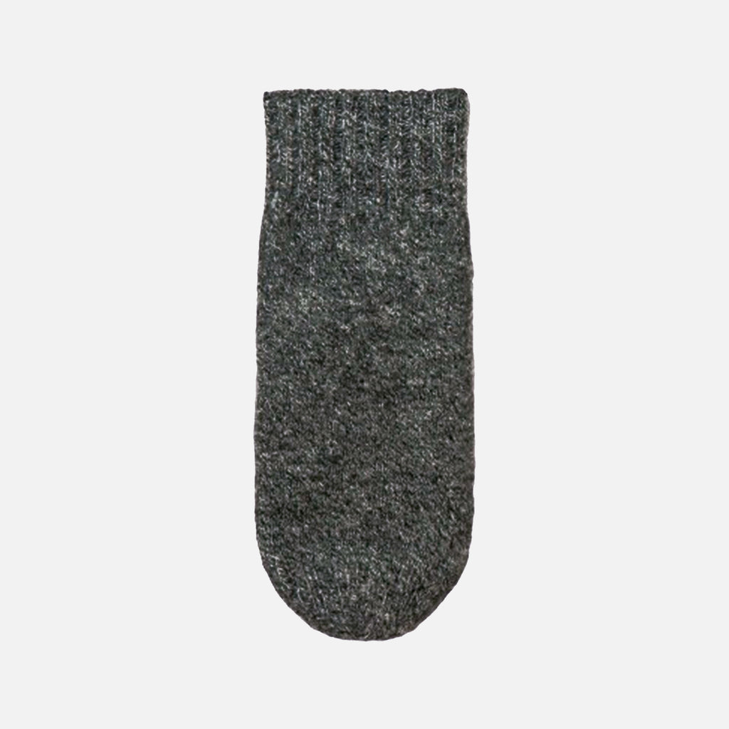 Wool Mittens Grey Melange