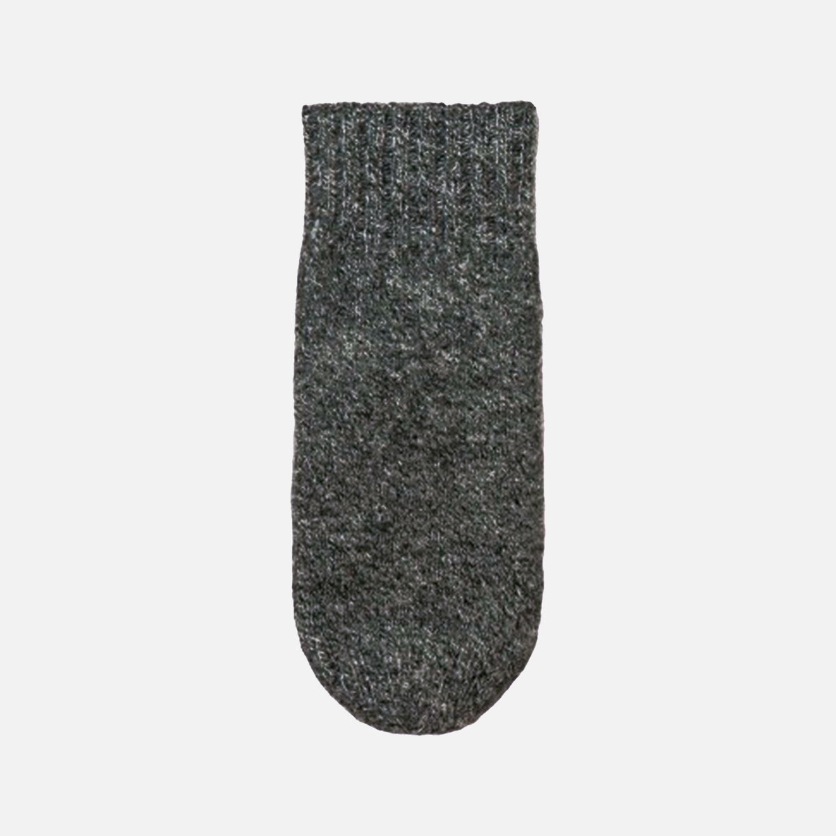 Wool Mittens Grey Melange