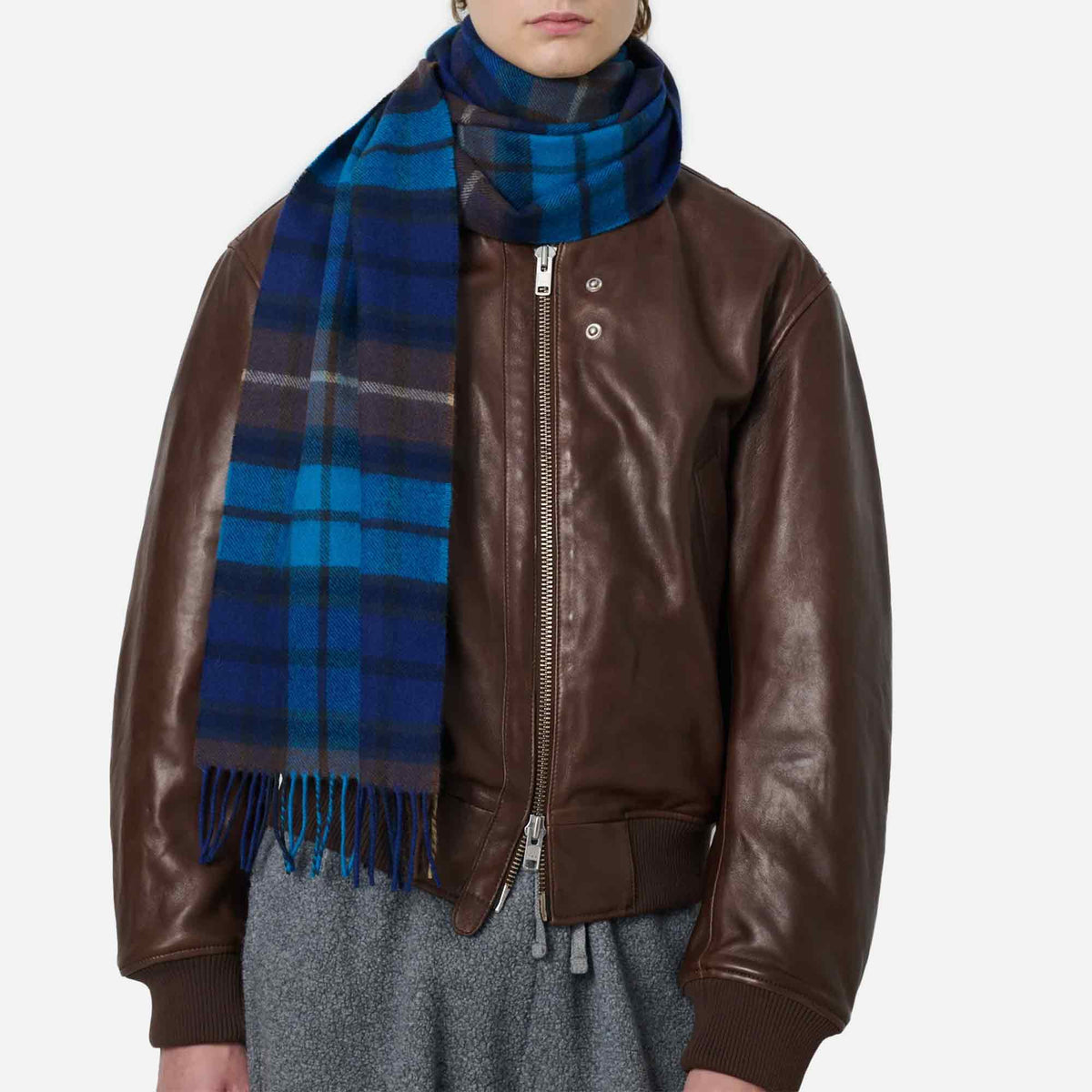 Wool Scarf Blue