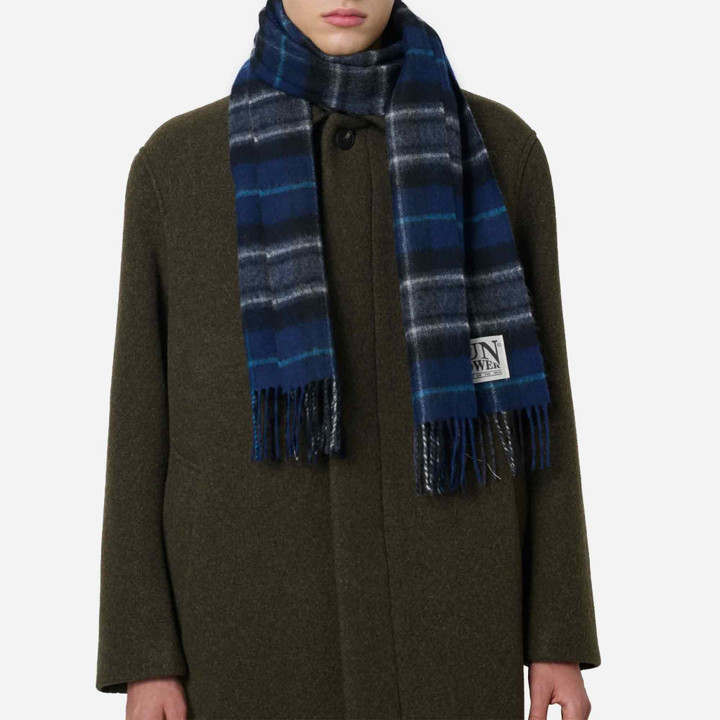 Wool Scarf Navy