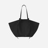 XL Mochi Tote Bag Grained Leather Black