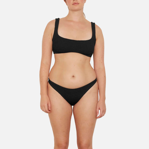 Xandra Bikini Crinkle Black