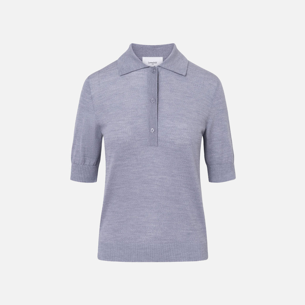 Zena Top Grey Melange