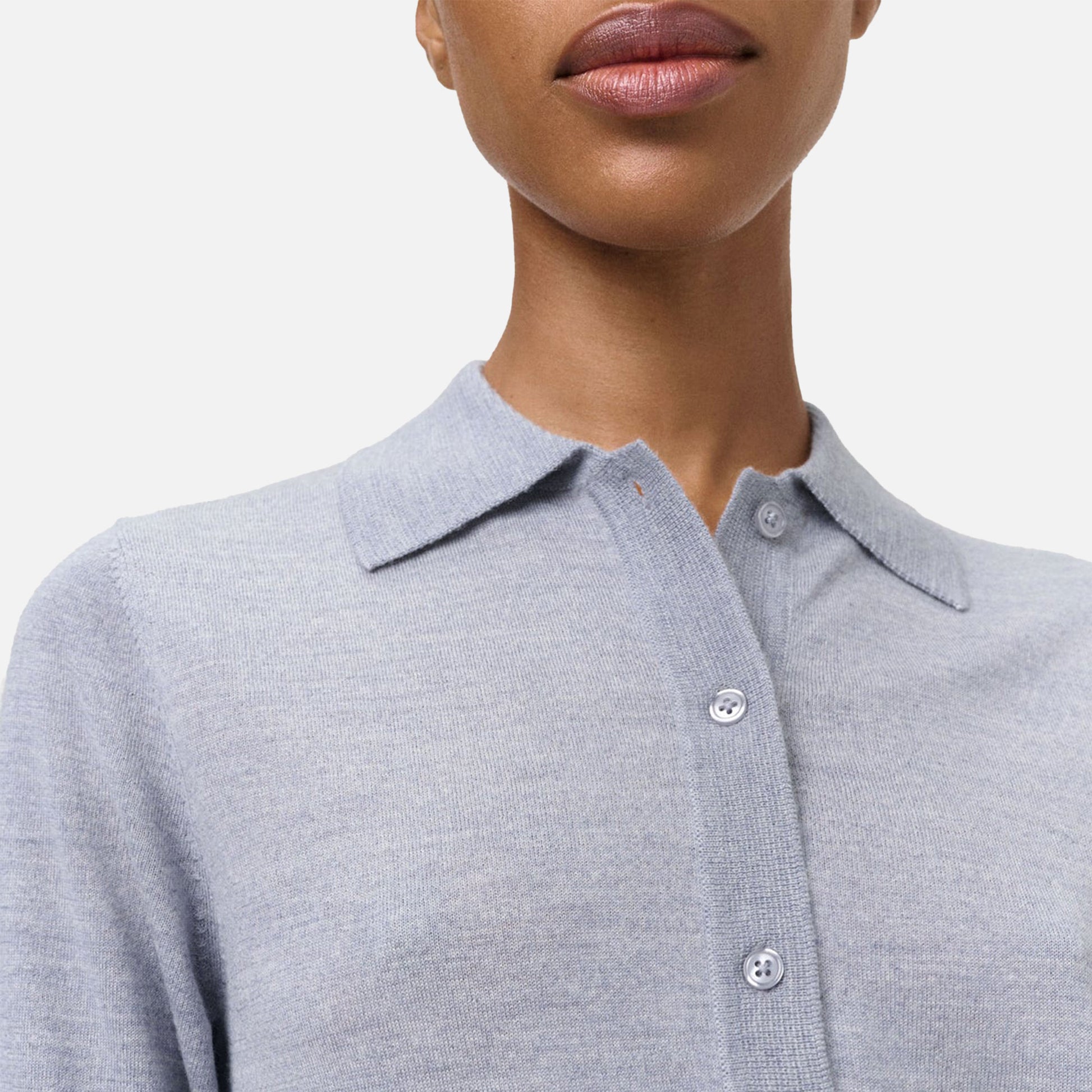 Zena Top Grey Melange