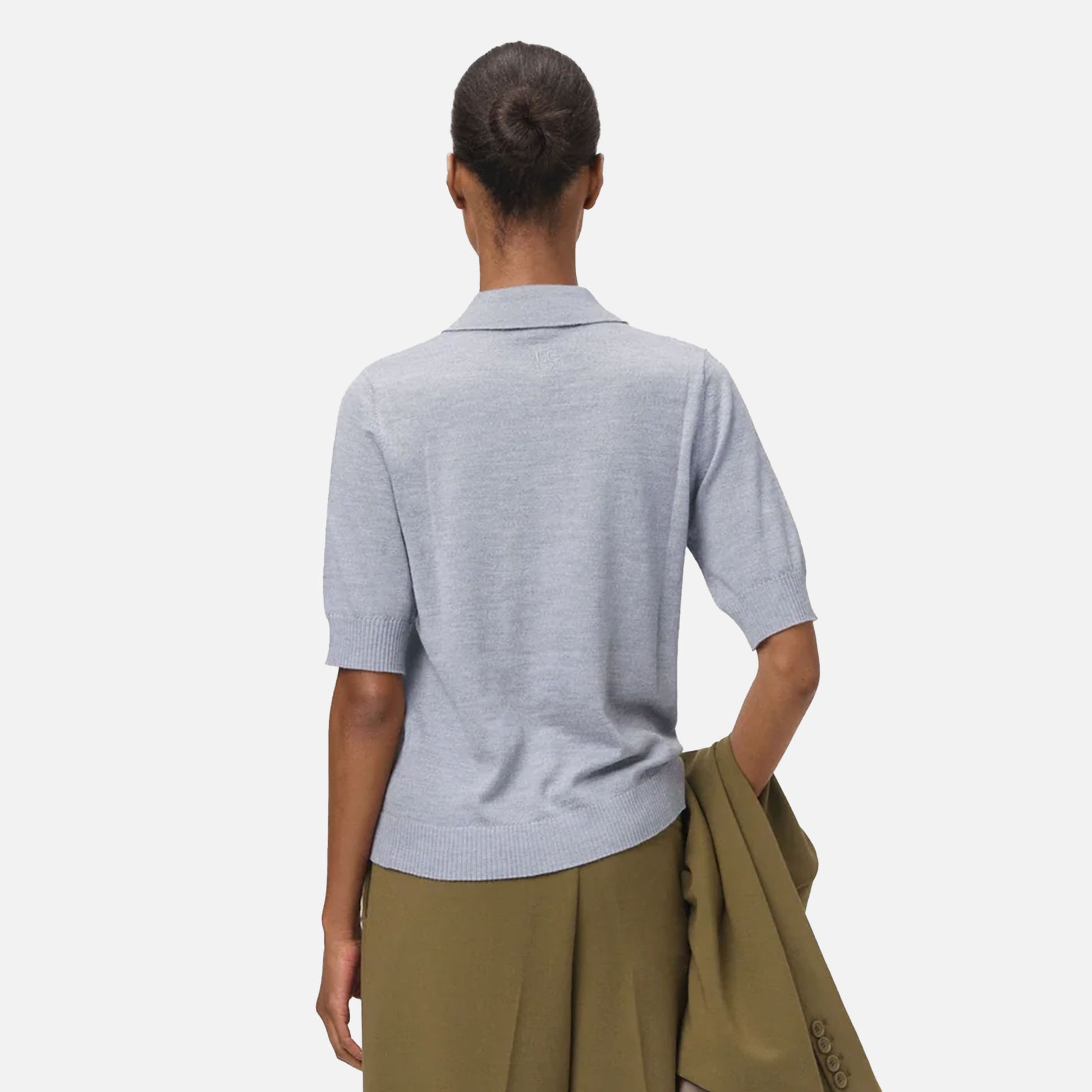 Zena Top Grey Melange