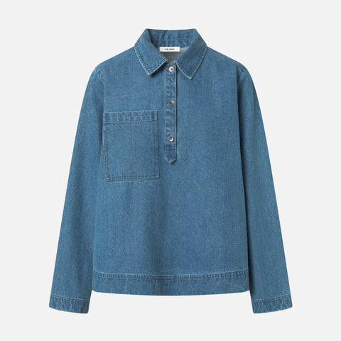 Zion Shirt Heavy Washed Denim