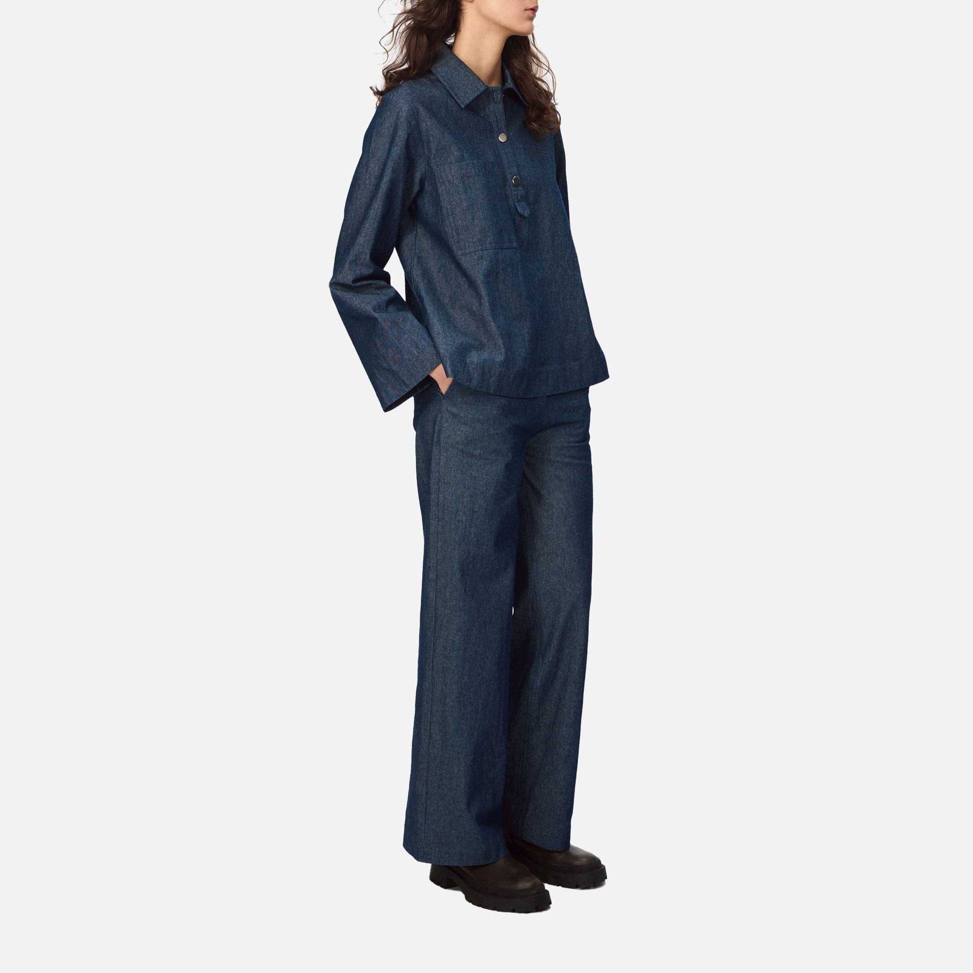 Zion Shirt Desaturated Denim