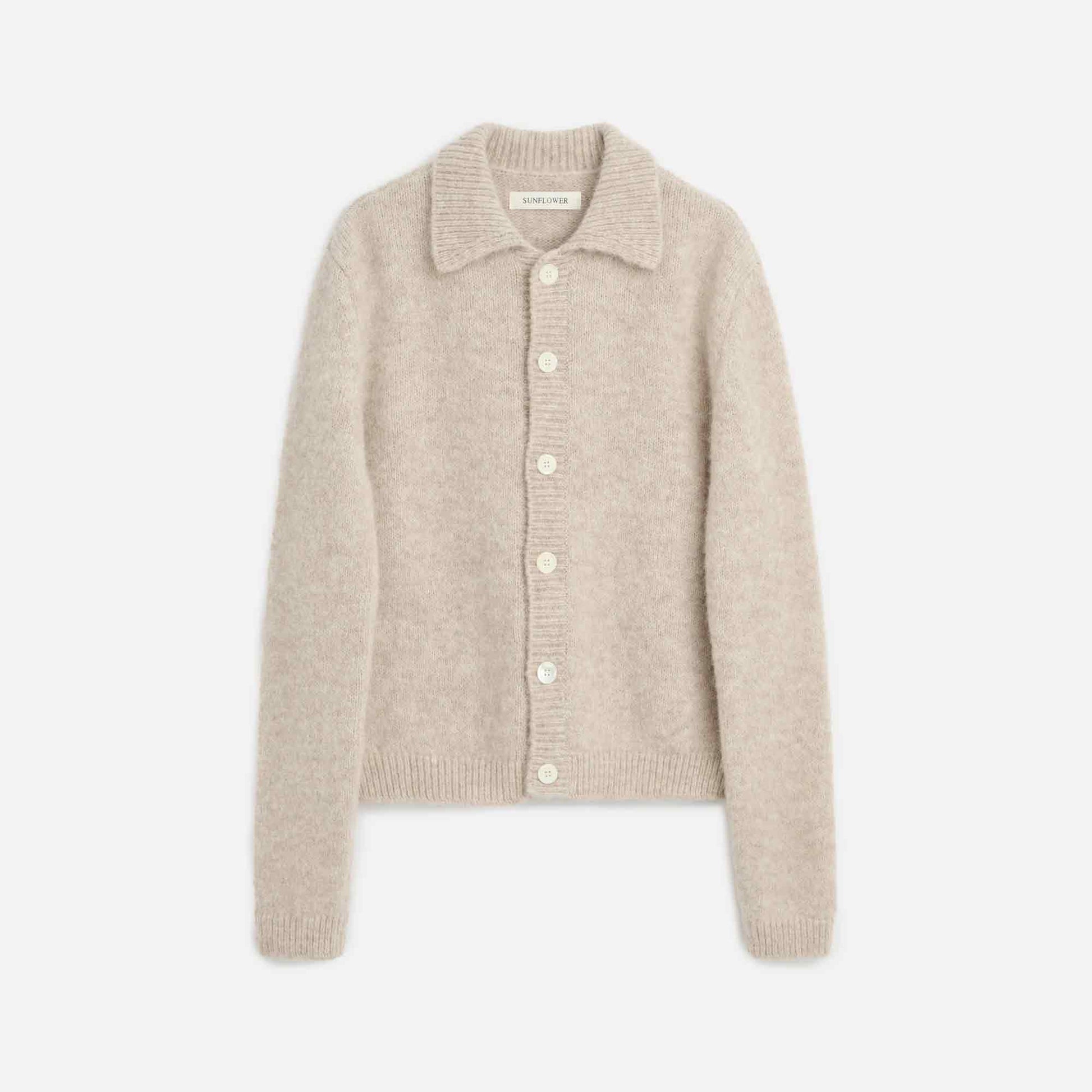 Alpaca Cardigan Oat
