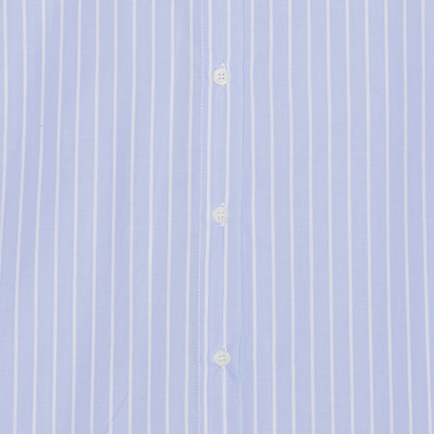 Arthur Shirt Wide Stripe Light Blue/White