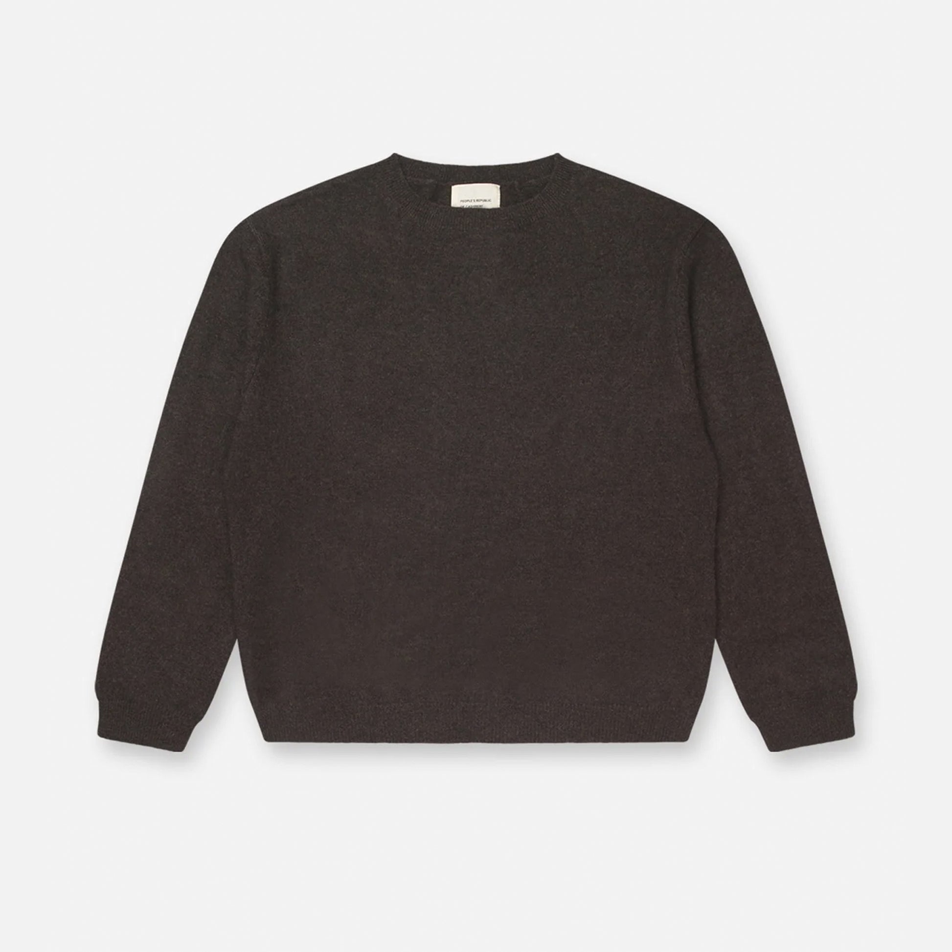 Women's Oversized Roundneck Black Truffle
