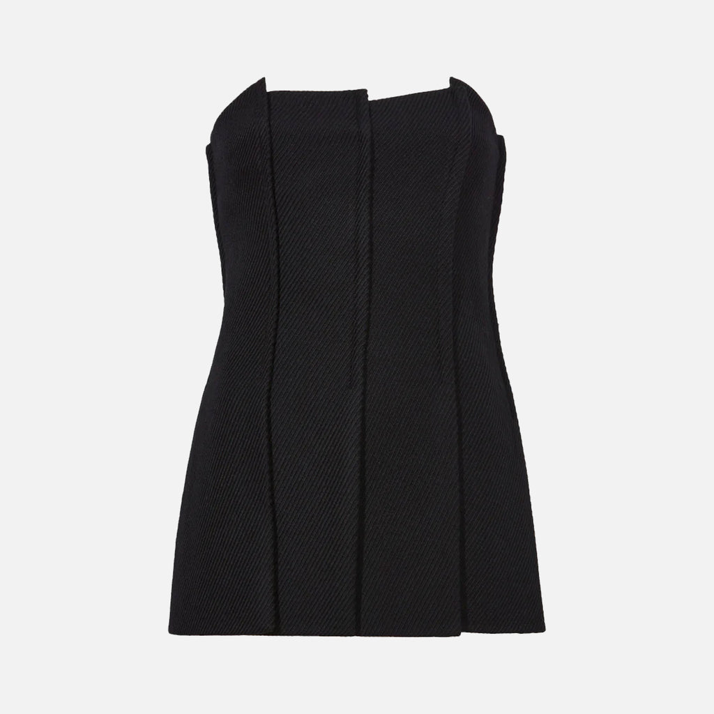 Corinne Strapless Top Black