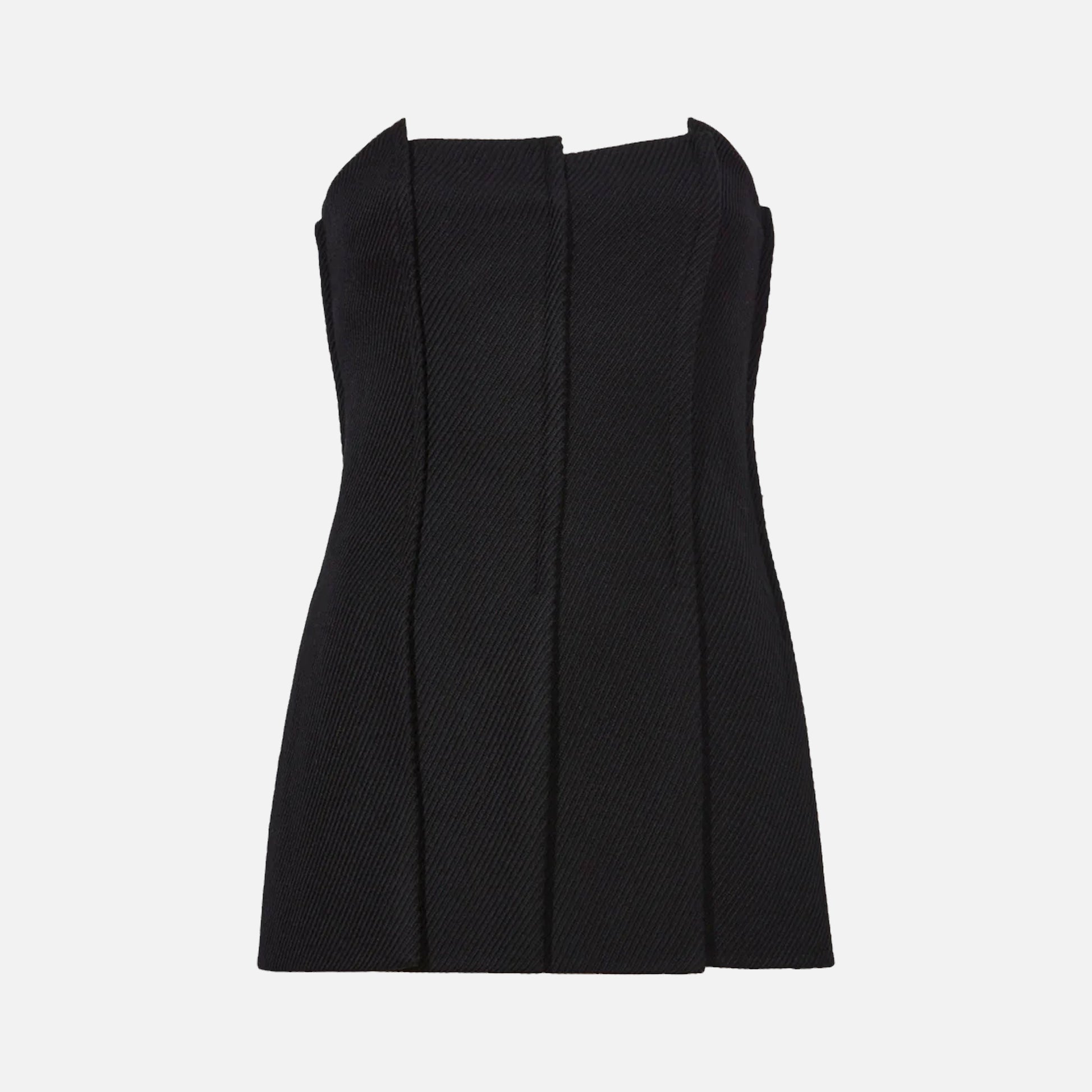 Corinne Strapless Top Black