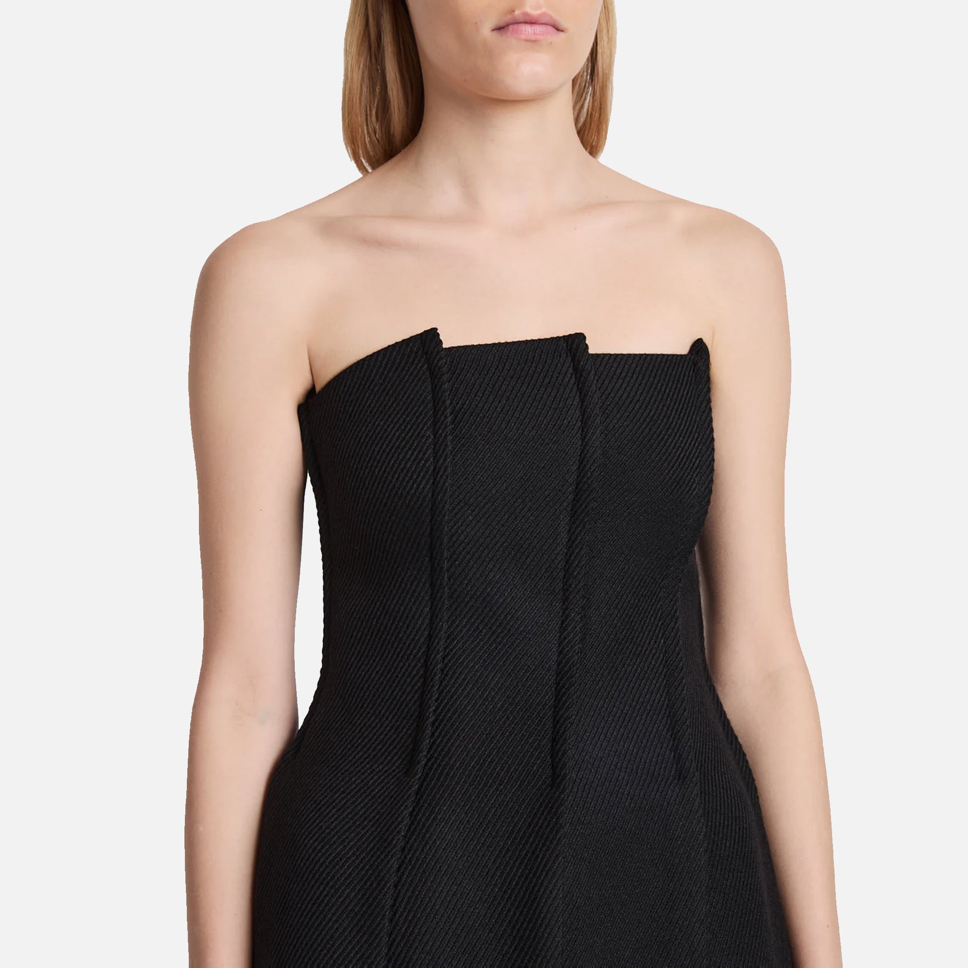 Corinne Strapless Top Black
