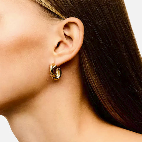 The Diana Earrings Gold Plated