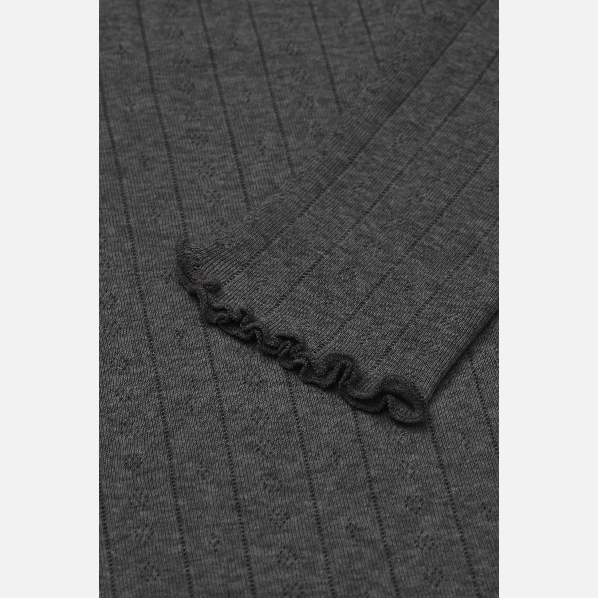 Edie Blouse Dark Gray Melange