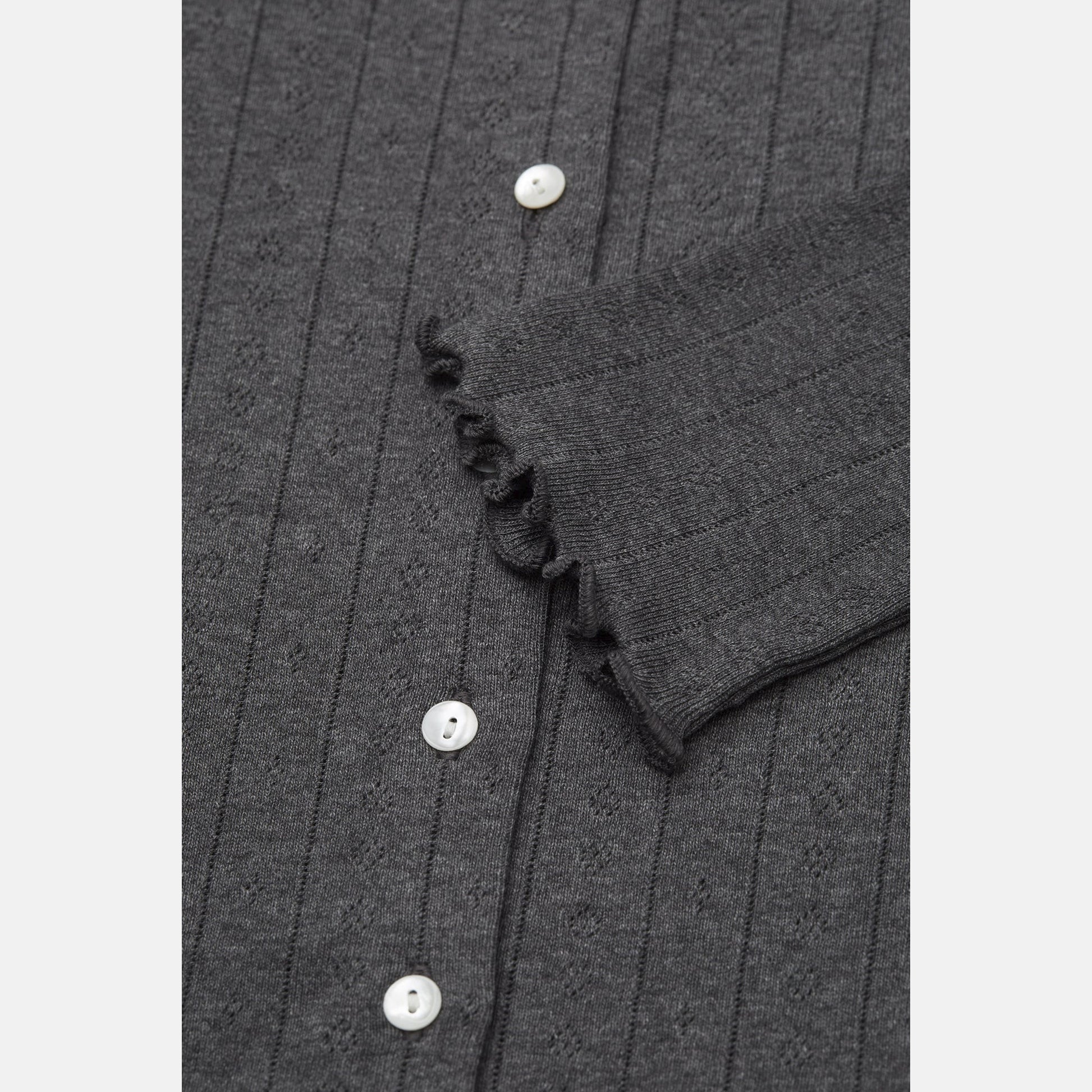 Edie Cardigan Dark Gray Melange
