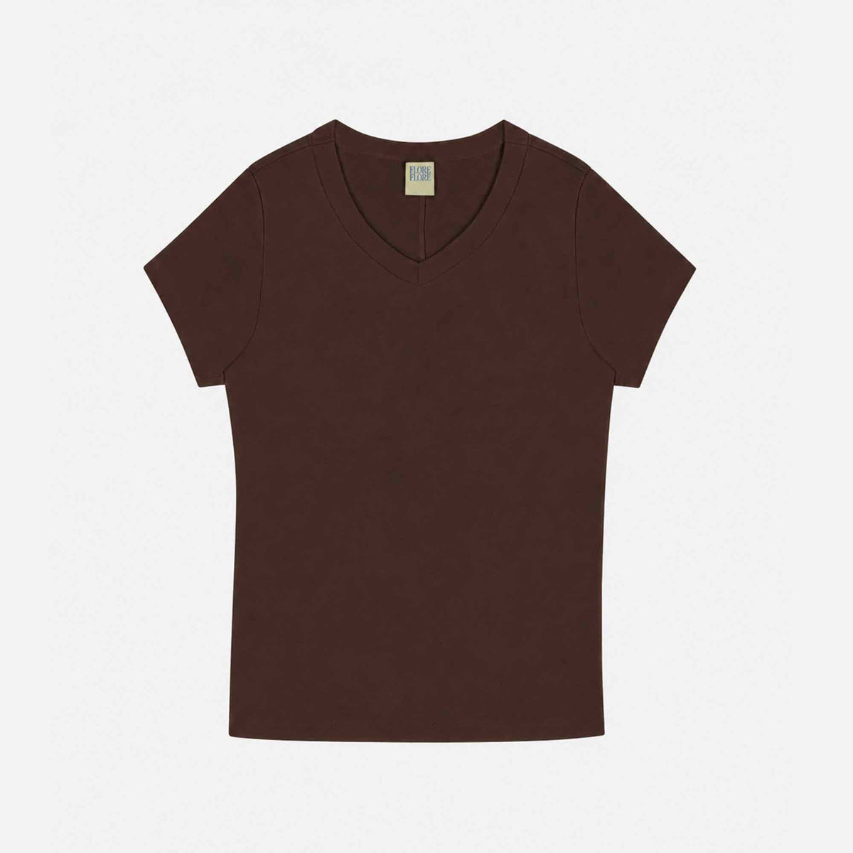 Jill Baby Tee Dark Brown
