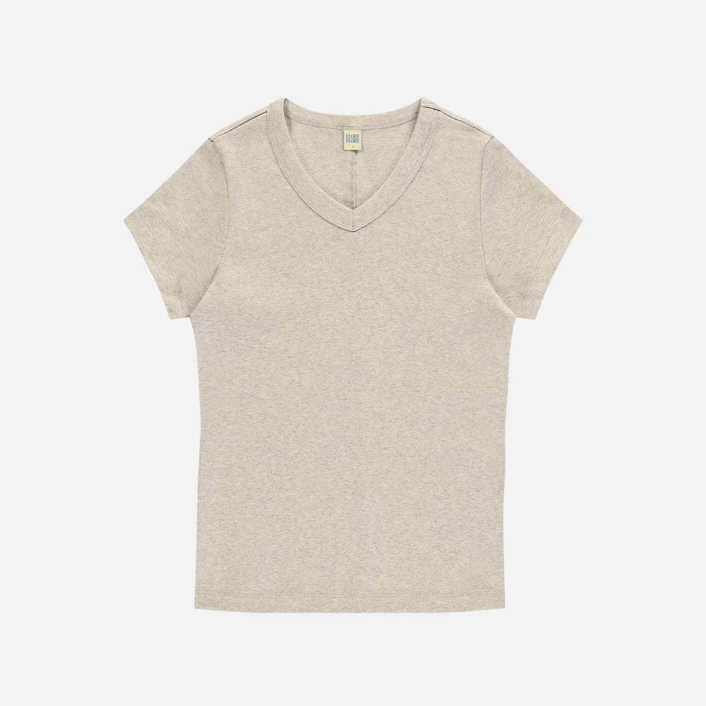 Jill Baby Tee Heather Grey