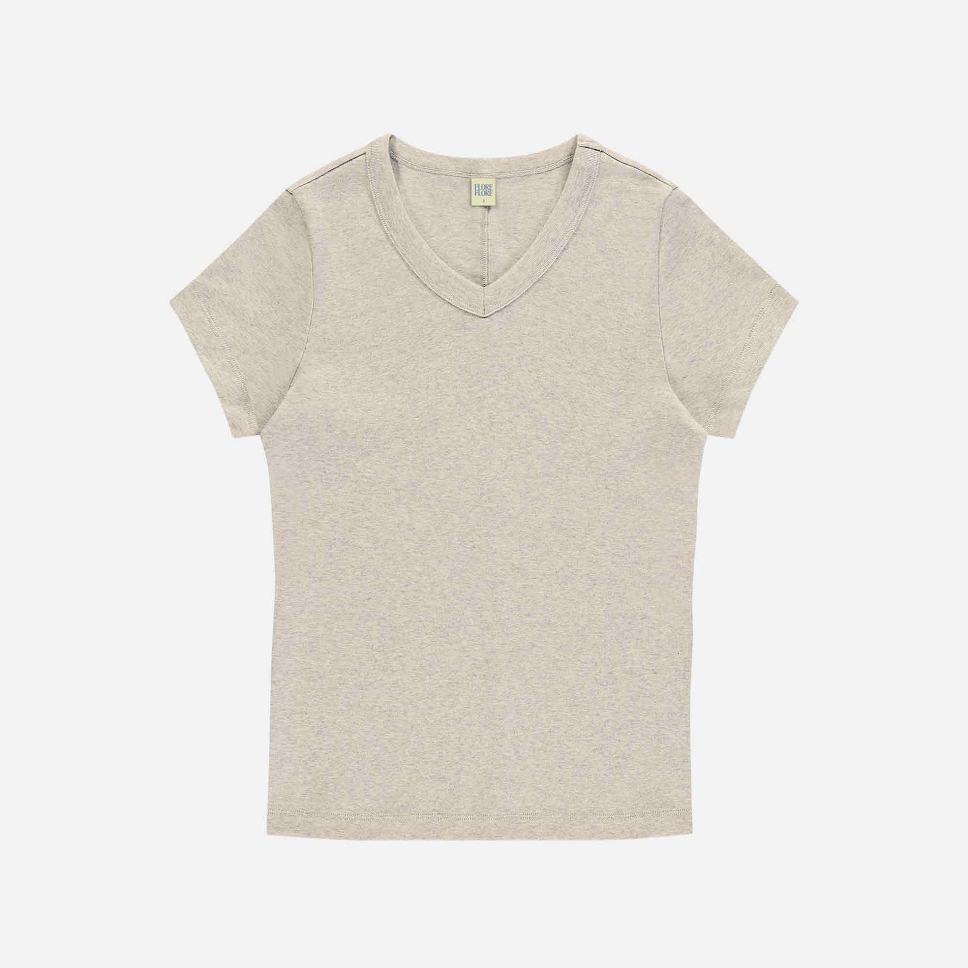 Jill Baby Tee Heather Grey
