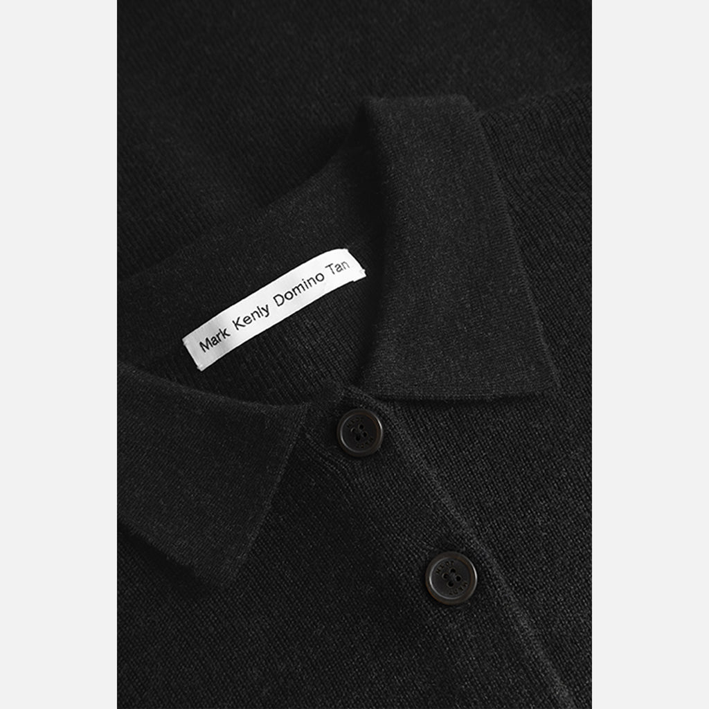 Korine Merino Knit Black Melange