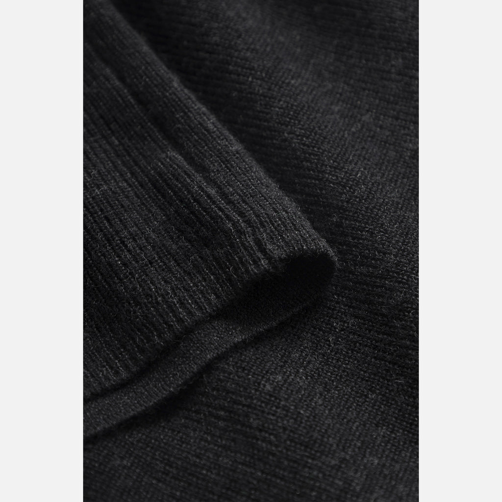 Korine Merino Knit Black Melange