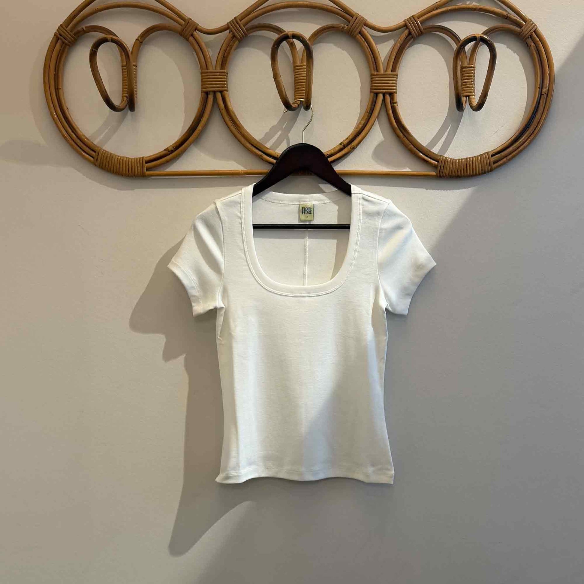 Lulu Baby Tee White