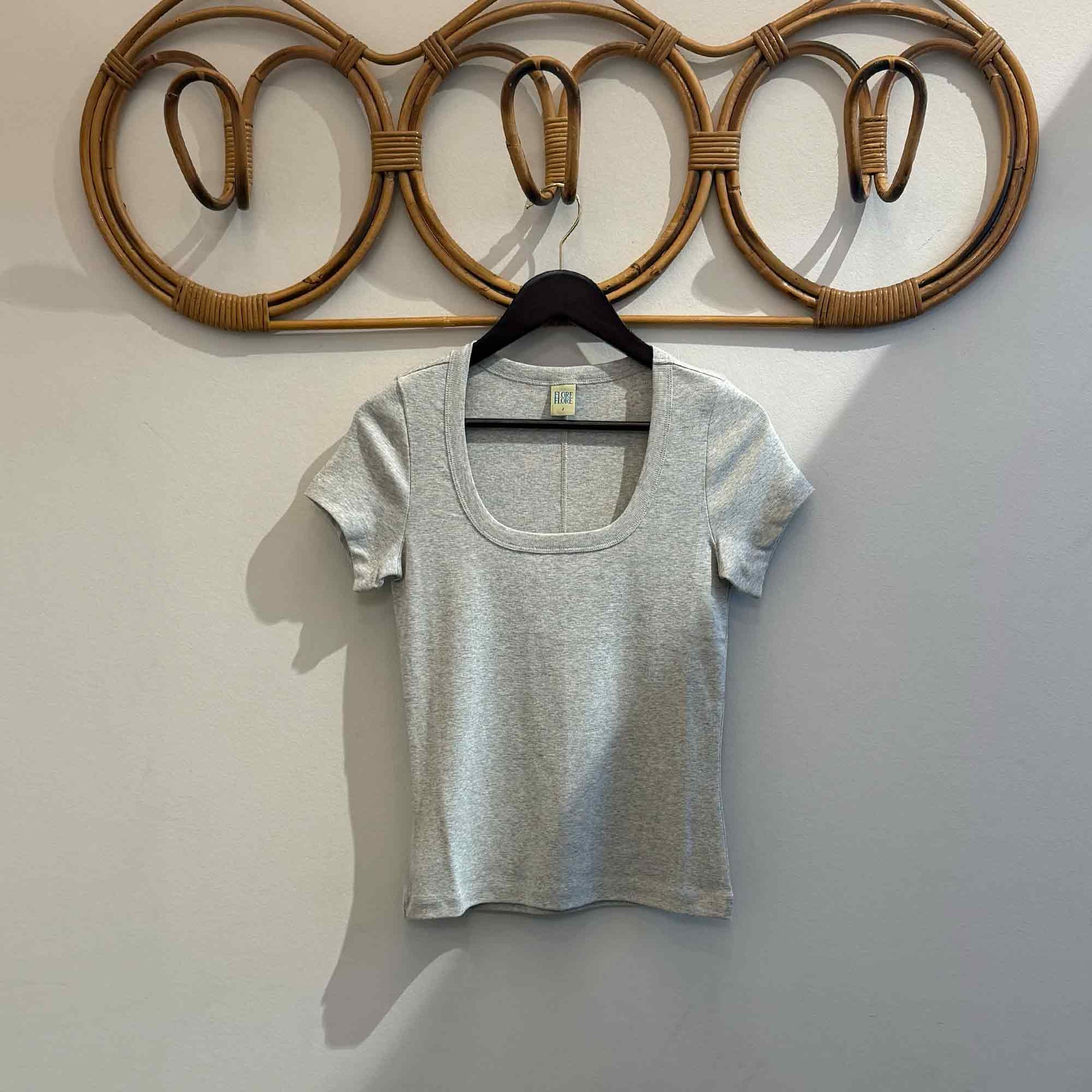 Lulu Baby Tee Heather Grey
