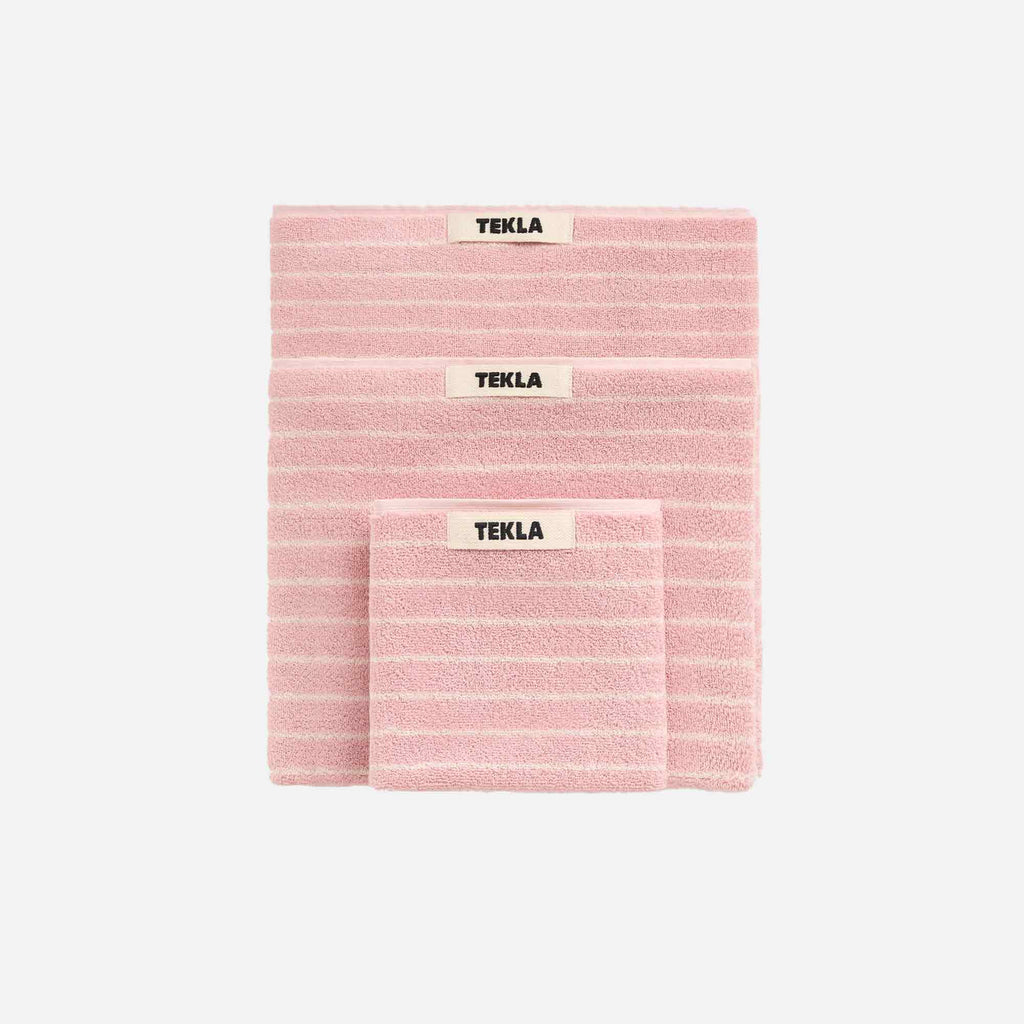 Bath Towel Shaded Pink Stripes