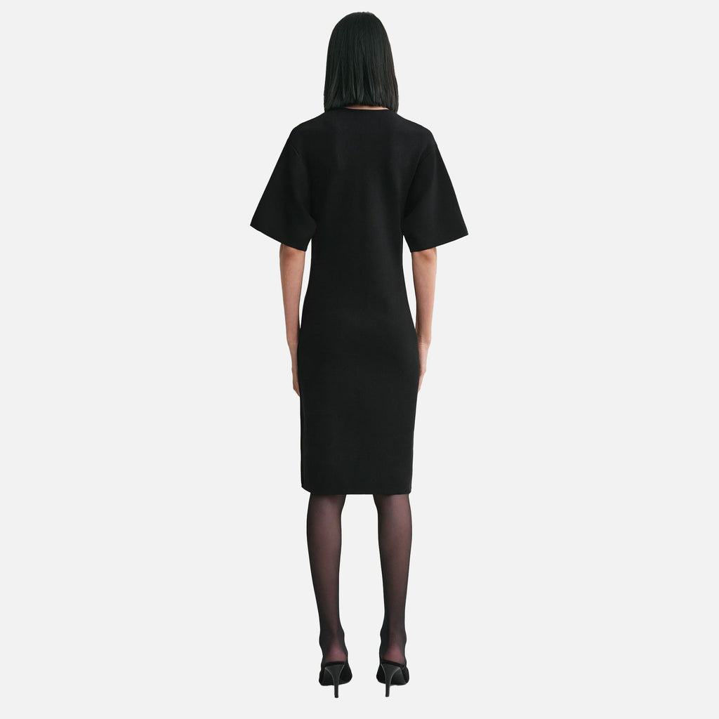 Tee Knit Dress Black