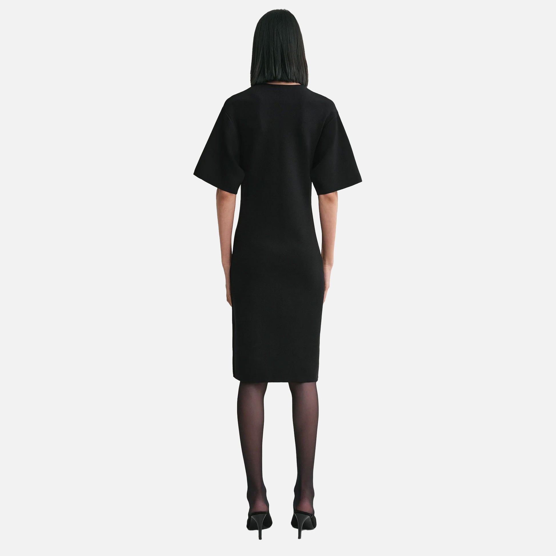 Tee Knit Dress Black
