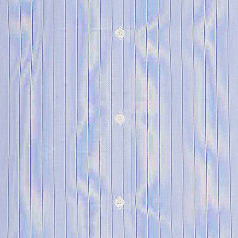 Arthur Shirt Thin Stripe Ocean/White